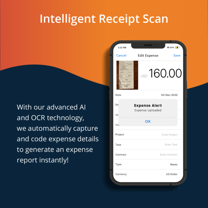 Seamless and Accurate Scanning with Intelligent Receipt Scan Feature