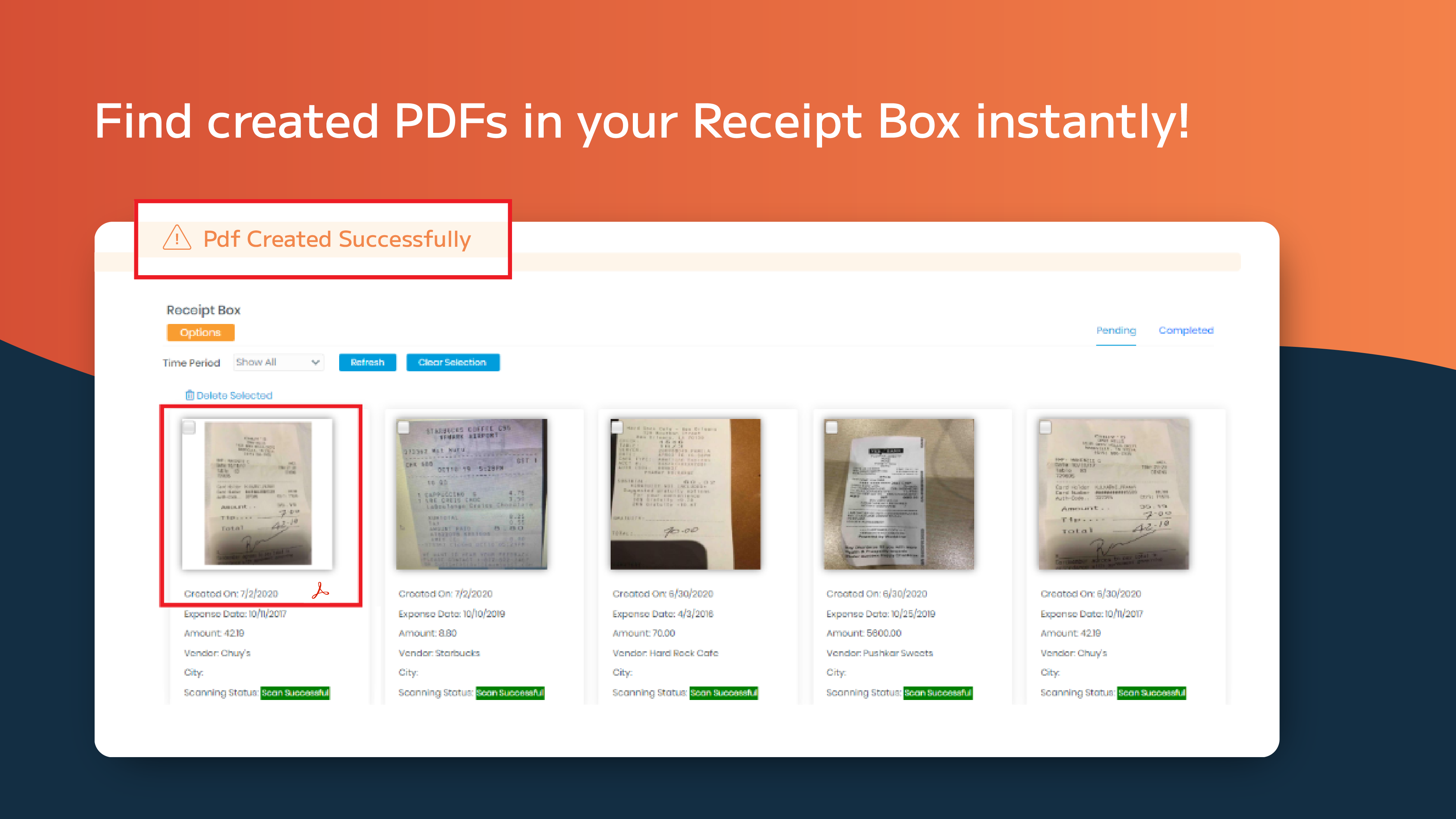 Attach Multiple Page Receipts to Expense in One Go