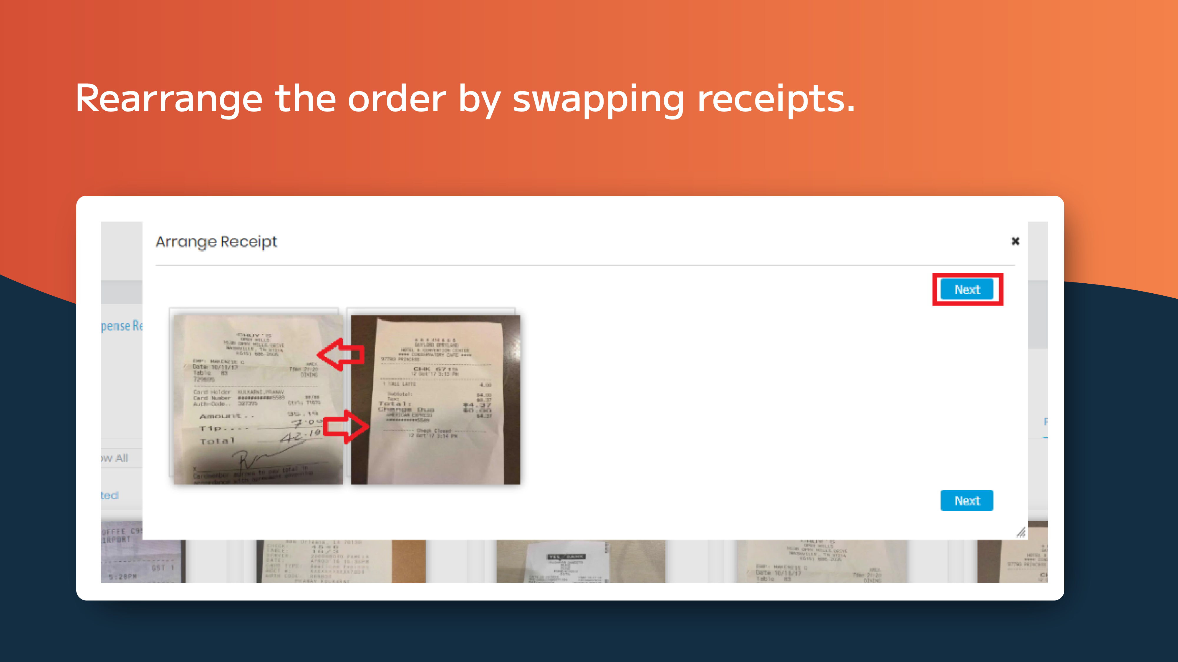 Attach Multiple Page Receipts to Expense in One Go